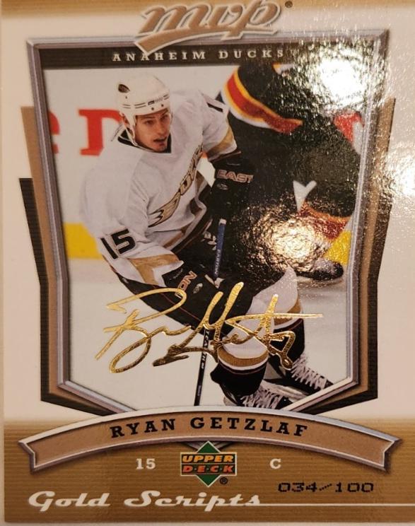 Ryan Getzlaf #105 Hockey Cards 2007 Upper Deck MVP