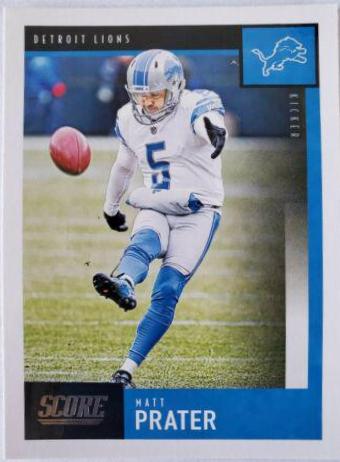 Matt Prater #224 Football Cards 2020 Panini Score