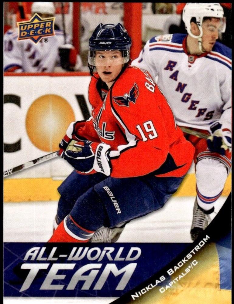 Nicklas Backstrom #AW22 Hockey Cards 2011 Upper Deck All World Team