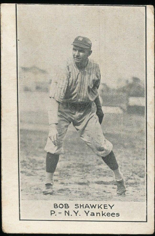 Bob Shawkey Baseball Cards 1921 E220 National Caramel