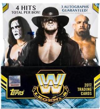 Hobby Box Wrestling Cards 2017 Topps Legends of WWE