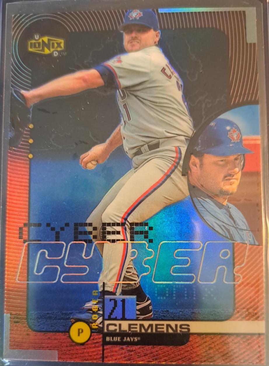 Roger Clemens #C15 Baseball Cards 1999 Upper Deck Ionix Cyber