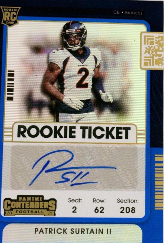 Patrick Surtain II #145V 2021 Panini Contenders Football