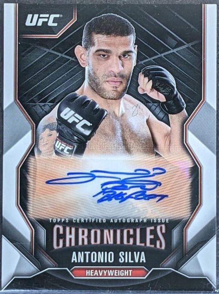 Antonio Silva #CA-ASL Ufc Cards 2015 Topps UFC Chronicles Autographs