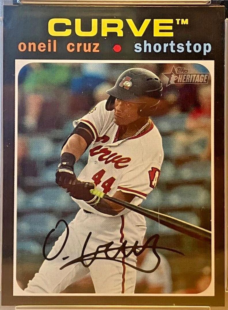 Oneil Cruz #119 Baseball Cards 2020 Topps Heritage Minor League