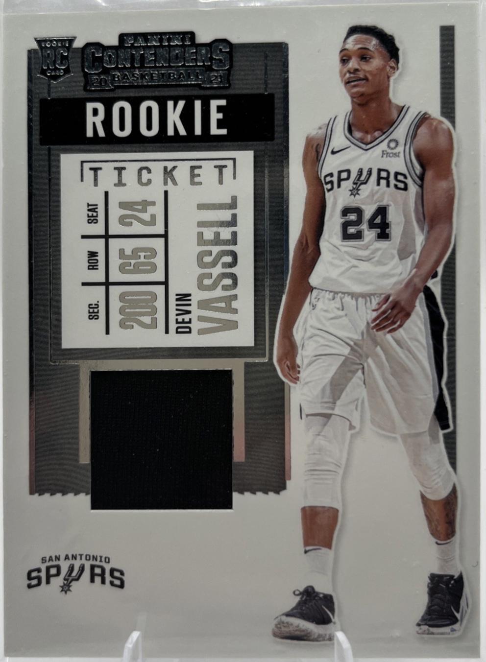 Devin Vassell #RS-DVS 2020 Panini Contenders Rookie Ticket Swatch Basketball