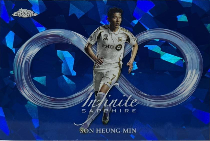 Son Heung-Min #IS-9 2025 Topps Chrome Sapphire MLS Infinite