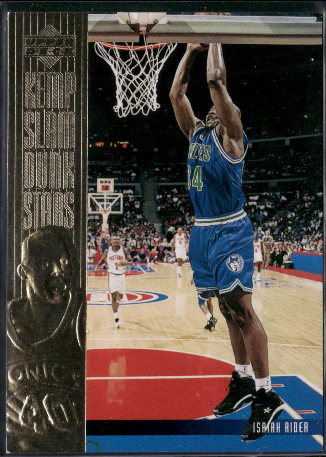 Isaiah Rider #S15 Basketball Cards 1994 Upper Deck Kemp Slam Dunk Stars