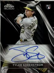 Tyler Soderstrom #CBA-TS Prices [Rookie] | 2024 Topps Chrome Black 