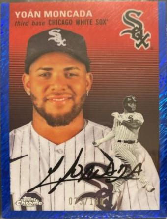 Yoan Moncada [Blue Shimmer] #205