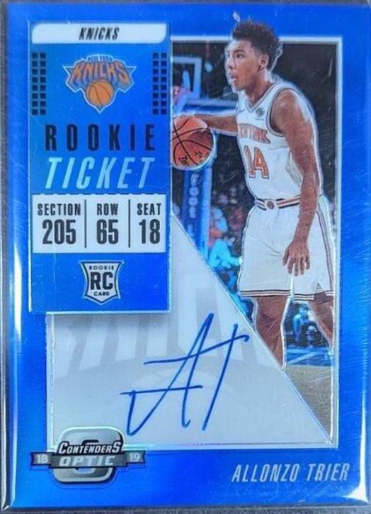 Allonzo Trier [Dribbling Autograph Blue] #119