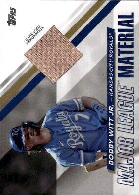 Bobby Witt Jr. #MLM-BW Baseball Cards 2024 Topps Major League Material