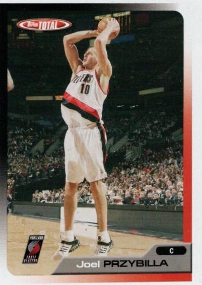 Joel Przybilla #89 2005-06 Topps Total Basketball