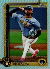 Freddy Peralta [Refractor] #95 Baseball Cards 2025 Topps Chrome Prices