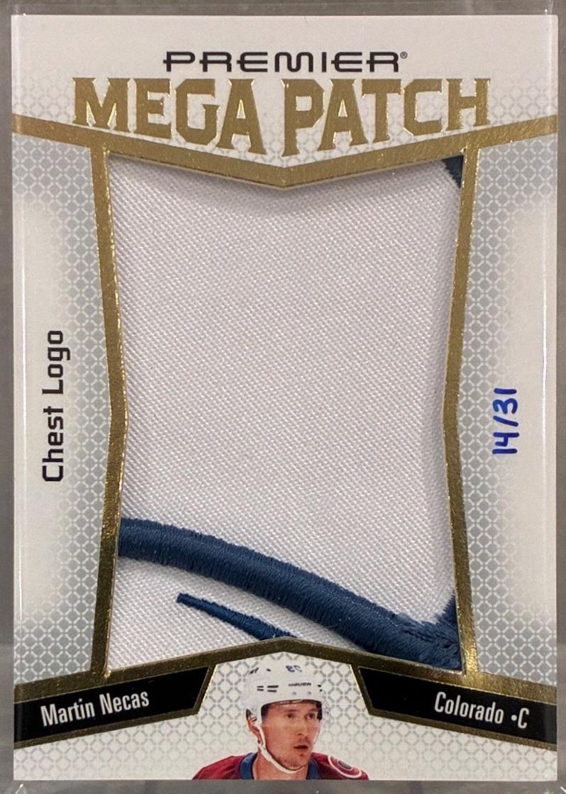 Martin Necas #PMP-MN 2025 Upper Deck Premier Mega Patch Hockey