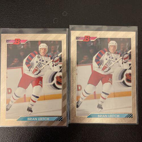 Brian Leetch #232 1992-93 Bowman Hockey