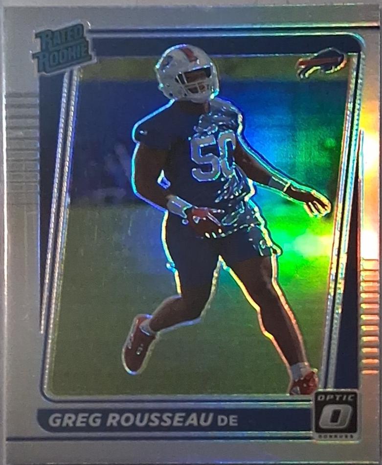 Greg Rousseau #P-344 2021 Panini Donruss Football