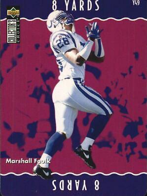 Marshall Faulk #Y49 Football Cards 1996 Collector's Choice Update You Make the Play