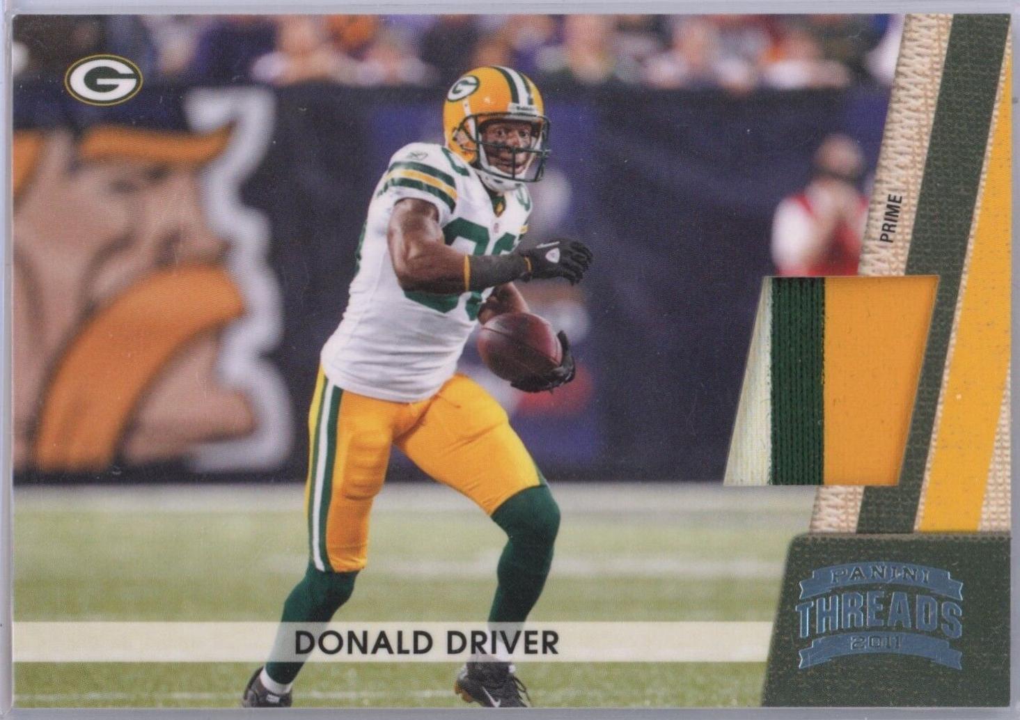 Donald Driver #55 Football Cards 2011 Panini Threads