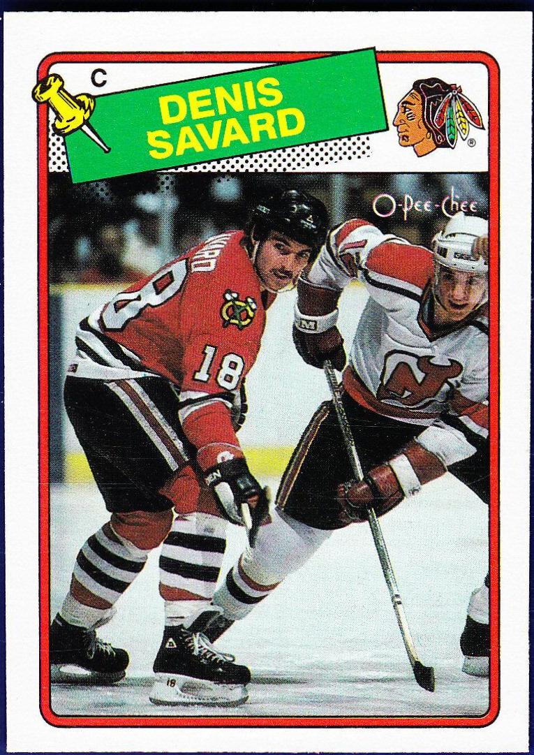 Denis Savard #26 Hockey Cards 1988 O-Pee-Chee