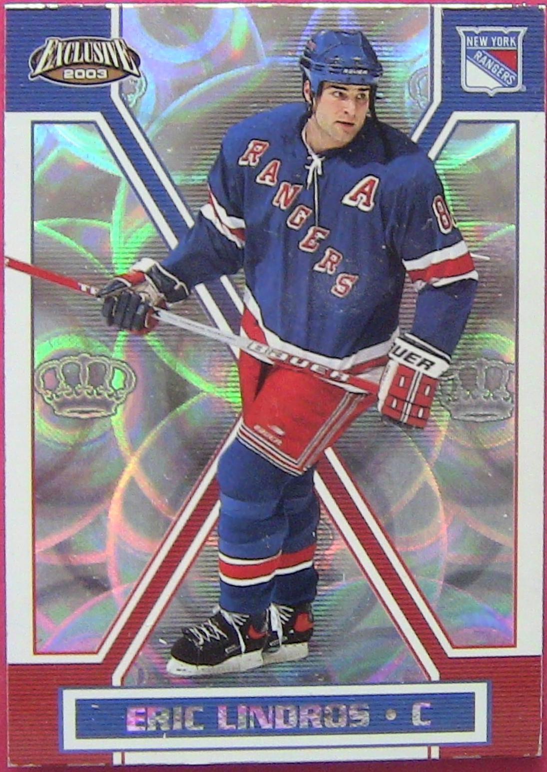 Eric Lindros #116 2002 Pacific Exclusive Hockey