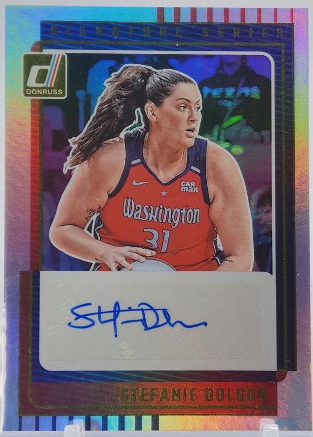 Stefanie Dolson #45 2025 Donruss WNBA Signature Series