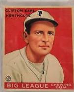 Clifton Heathcote #9 Baseball Cards 1934 World Wide Gum