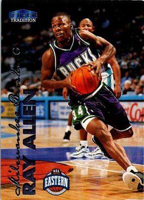 Ray Allen #26 Basketball Cards 1999 Fleer Tradition