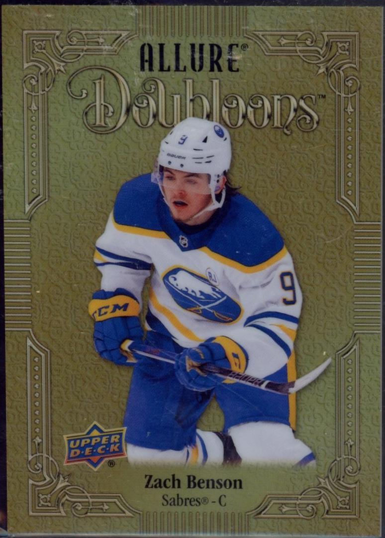 Zach Benson #DB-5 Hockey Cards 2023 Upper Deck Allure Doubloons