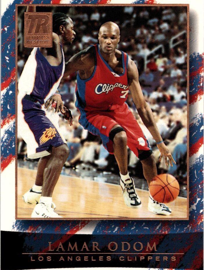 Lamar Odom #69 Basketball Cards 2000 Topps Reserve