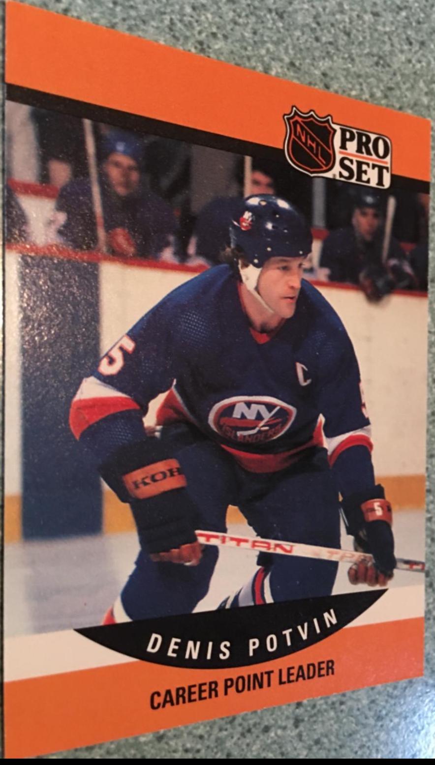 Denis Potvin #656 Hockey Cards 1990 Pro Set