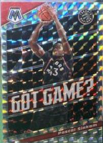 Pascal Siakam Mosaic #5 Basketball Cards 2019 Panini Mosaic Got Game