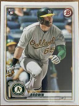 Seth Brown #44 Baseball Cards 2020 Bowman