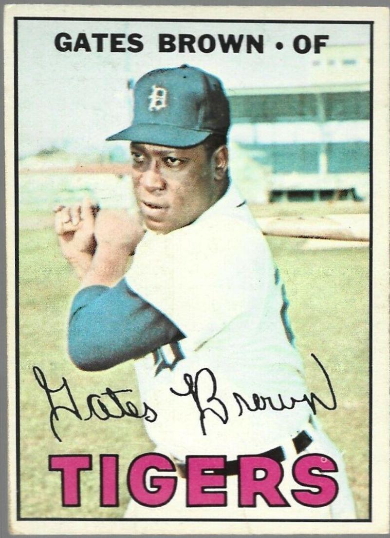 Gates Brown #134 1967 O-Pee-Chee Baseball