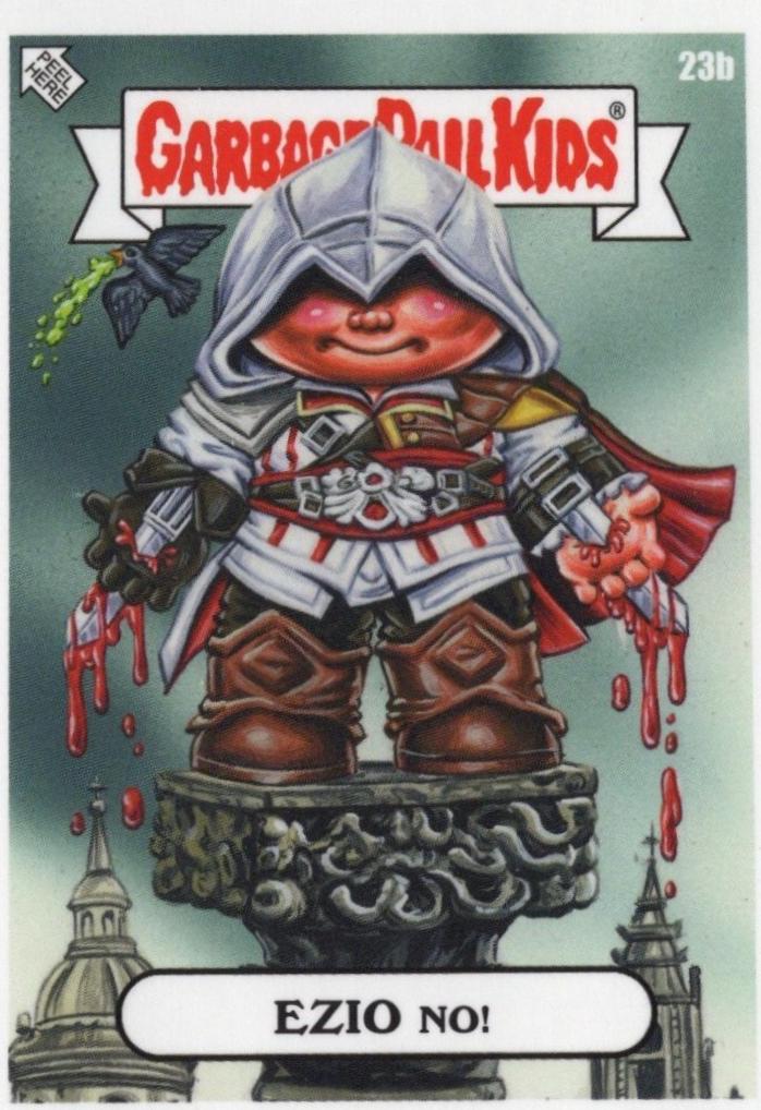 Ezio No! #23b Garbage Pail Kids 2024 Game Over