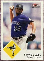 Shawn Chacon #U35 Baseball Cards 2003 Fleer Tradition Update Prices