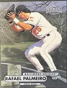 Rafael Palmeiro #3 Baseball Cards 1998 Metal Universe