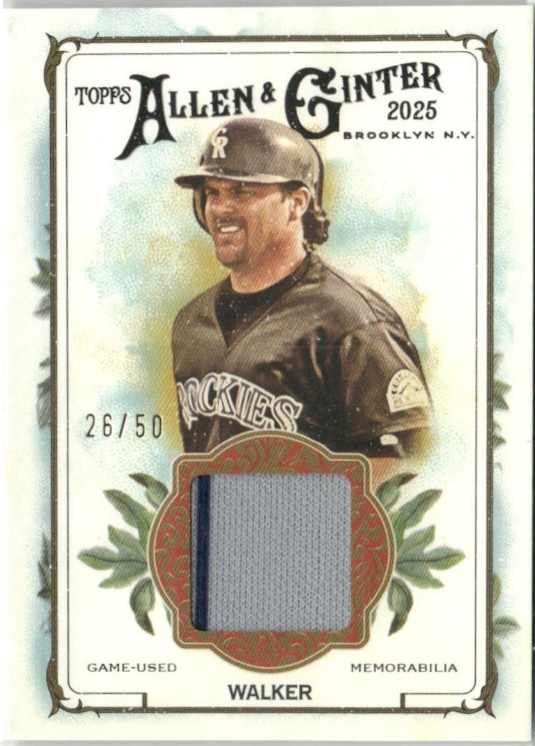 Larry Walker [Allen and Ginter Back] #AGR-LW