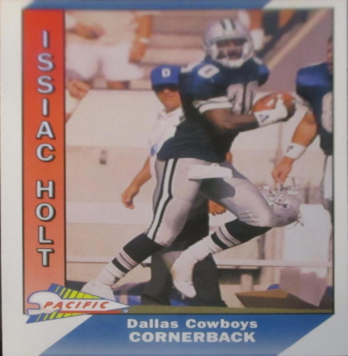 Issiac Holt #96 Football Cards 1991 Pacific