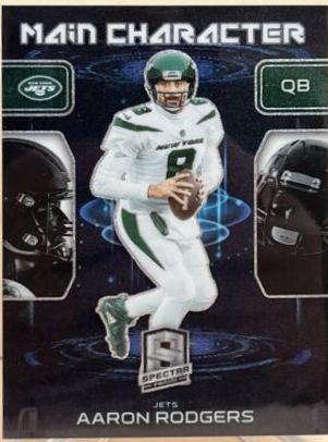 Aaron Rodgers #20 Football Cards 2023 Panini Spectra Main Character
