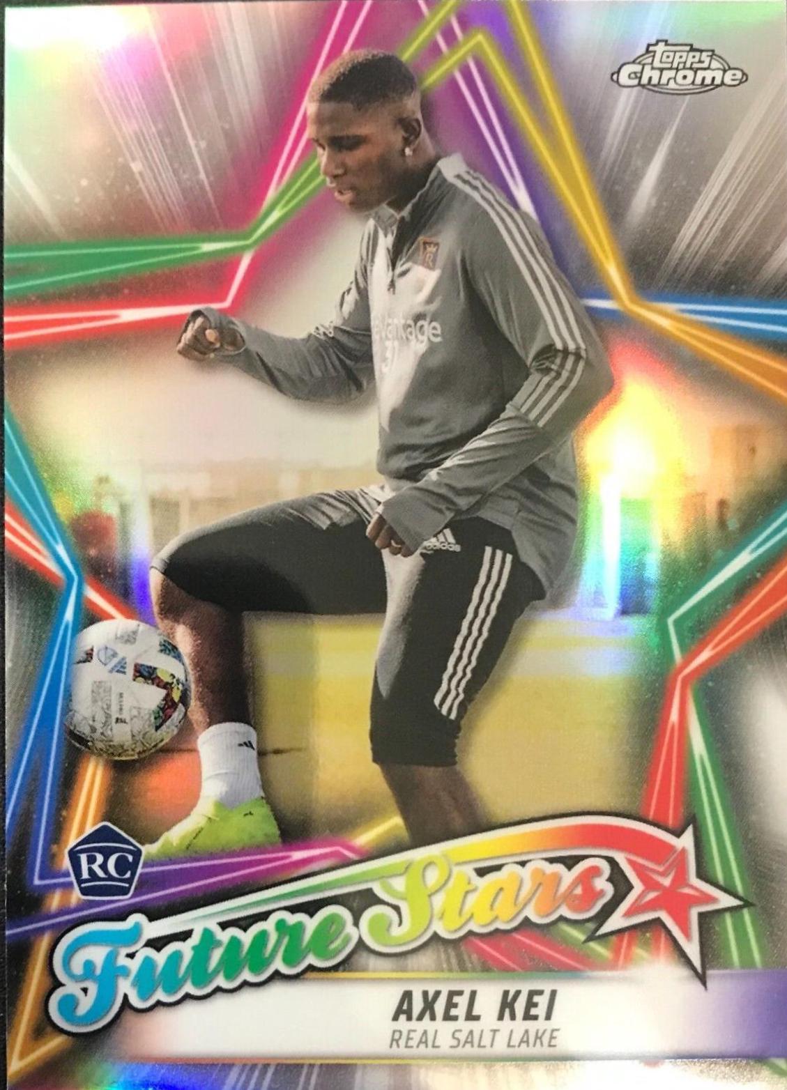 Axel Kei #FS-18 Soccer Cards 2022 Topps Chrome MLS Future Stars