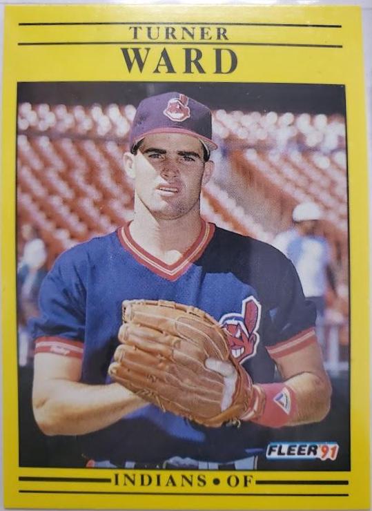 Turner Ward #383 Baseball Cards 1991 Fleer