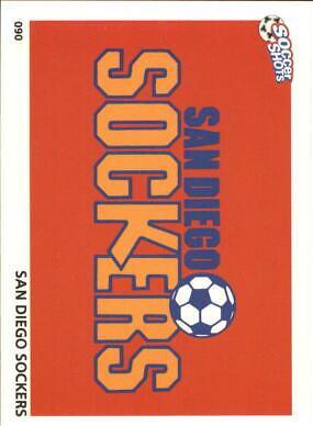 San Diego Sockers LOGO #90 Soccer Cards 1991 Soccer Shots MSL