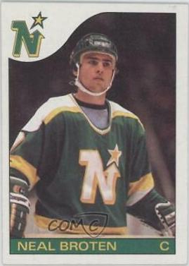Neal Broten #124 Hockey Cards 1985 Topps