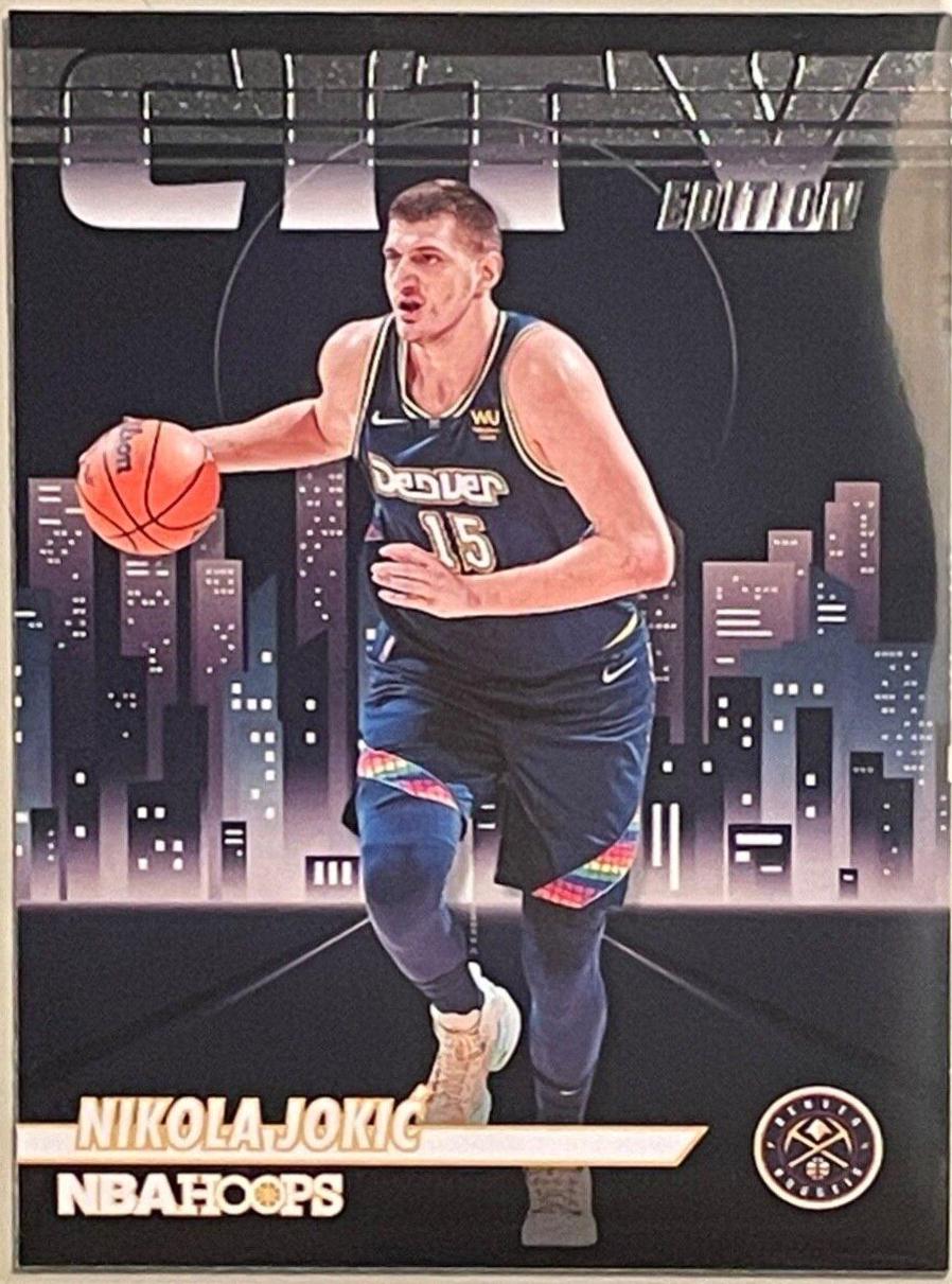 Nikola Jokic #6 Basketball Cards 2022 Panini Hoops City Edition