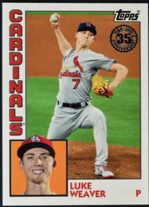 Luke Weaver #T84-13 Baseball Cards 2019 Topps 1984 Baseball