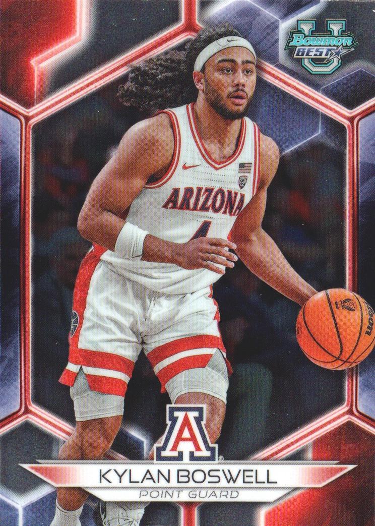 Kylan Boswell #3 Basketball Cards 2023 Bowman Best University