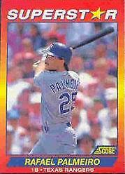 Rafael Palmeiro #27 Baseball Cards 1992 Score Superstars