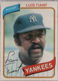 Luis Tiant #19 Baseball Cards 1980 O Pee Chee