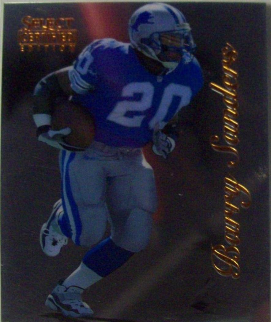 Barry Sanders #33 Football Cards 1996 Select Certified